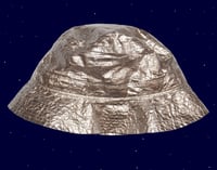 Image 2 of Reflective silver Stüssy bucket hat