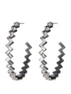 BAGUETTE HOOP EARRINGS