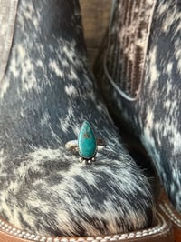 Image 1 of Blue Diamond Bloom Ring