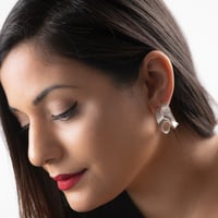 Image 3 of EARRINGS  silver 925, Earth And Sky 2023, #036-34