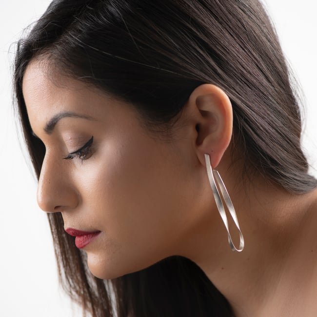 EARRINGS silver 925, Earth And Sky 2023, #036- 40