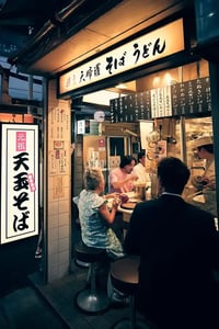 Image 4 of Fine Art - 30 copies / Signed - Tokyo night ramen 