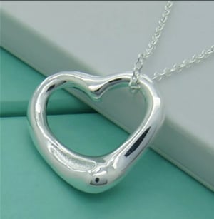 Image of Floating Heart Necklace 