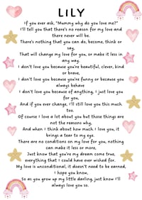Image 2 of A mothers love poem