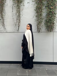 Black batwing abaya
