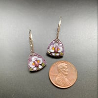 Image 2 of White Orchid Earrings