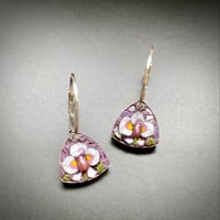 Image 1 of White Orchid Earrings