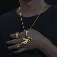 Image 3 of Gangster Cupid Moissanite Diamond Pendant