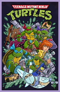 Image 1 of TMNT FREE COMIC BOOK DAY ART PRINT BY TIM LATTIE