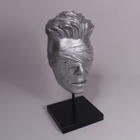 Image 5 of Silver Resin 'The Blind Prophet' Metallic Effect - David Bowie Sculpture
