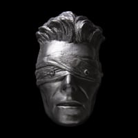 Image 2 of Silver Resin 'The Blind Prophet' Metallic Effect - David Bowie Sculpture
