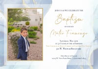 Baptism Invitation- Mateo