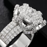 Image 2 of Hip Hop Iced Out Moissanite Ring