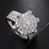 Image 3 of Hip Hop Iced Out Moissanite Ring