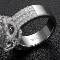 Image 4 of Hip Hop Iced Out Moissanite Ring