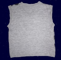 Image 2 of Harlequin knit cropped vest