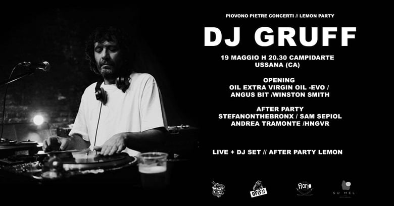 Image of DJ GRUFF LIVE + DJSET @ Campidarte - Ussana (CA)