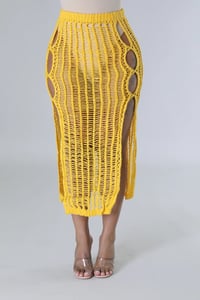 Image 3 of Beach Ready Skirt (Yellow)