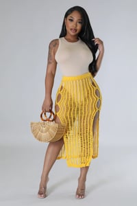 Image 1 of Beach Ready Skirt (Yellow)