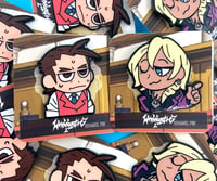 Image 3 of Ace Attorney Enamel Pin Set