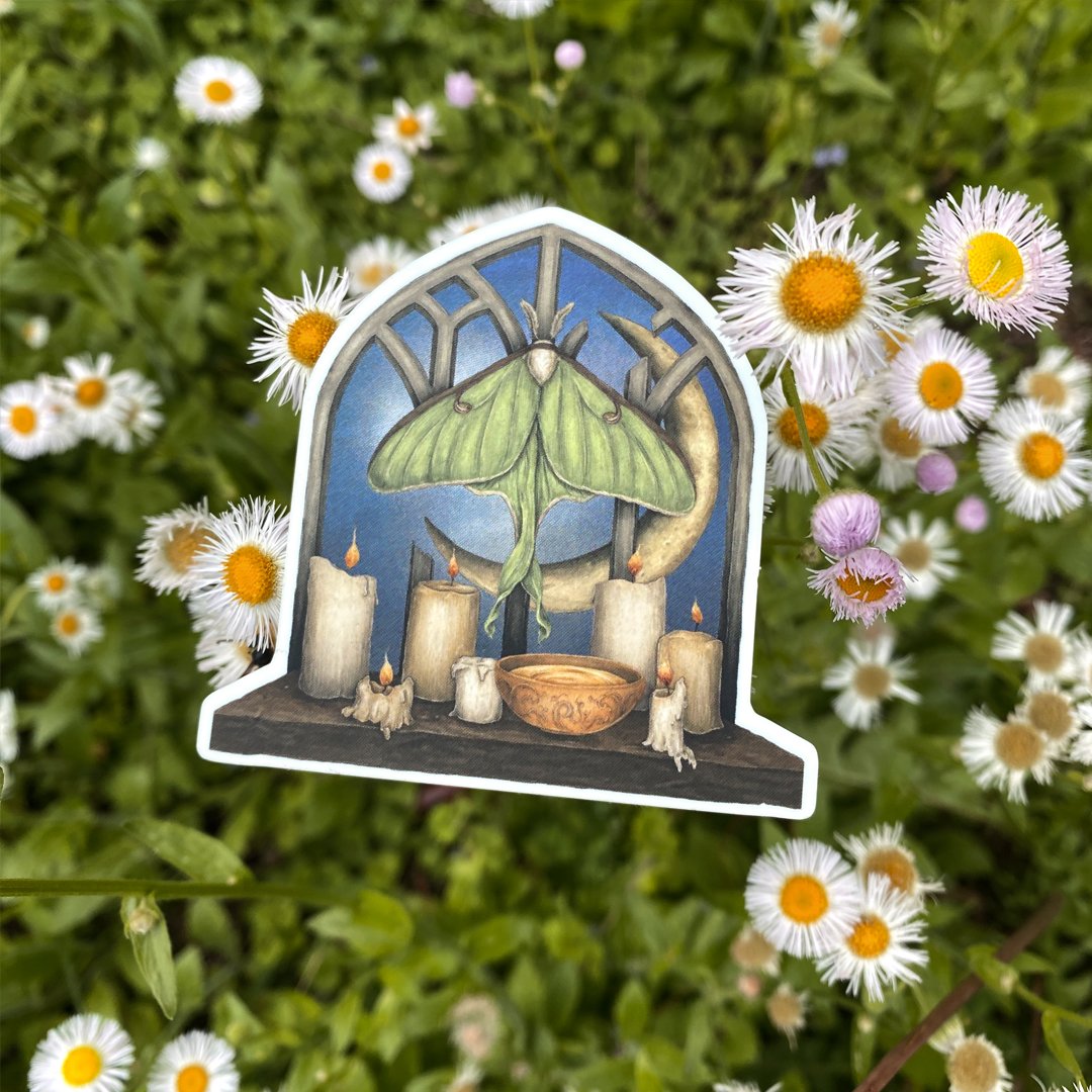 Image of Luna Moth Sticker
