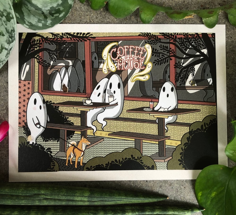 Ghost Couple Gets Coffee