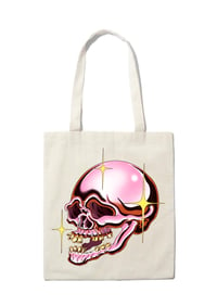 Image 1 of Skull tote bag 