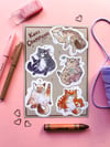 Chonky Cats Sticker Sheet