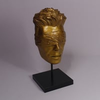 Image 5 of Gold Resin 'The Blind Prophet' Metallic Effect - David Bowie Sculpture