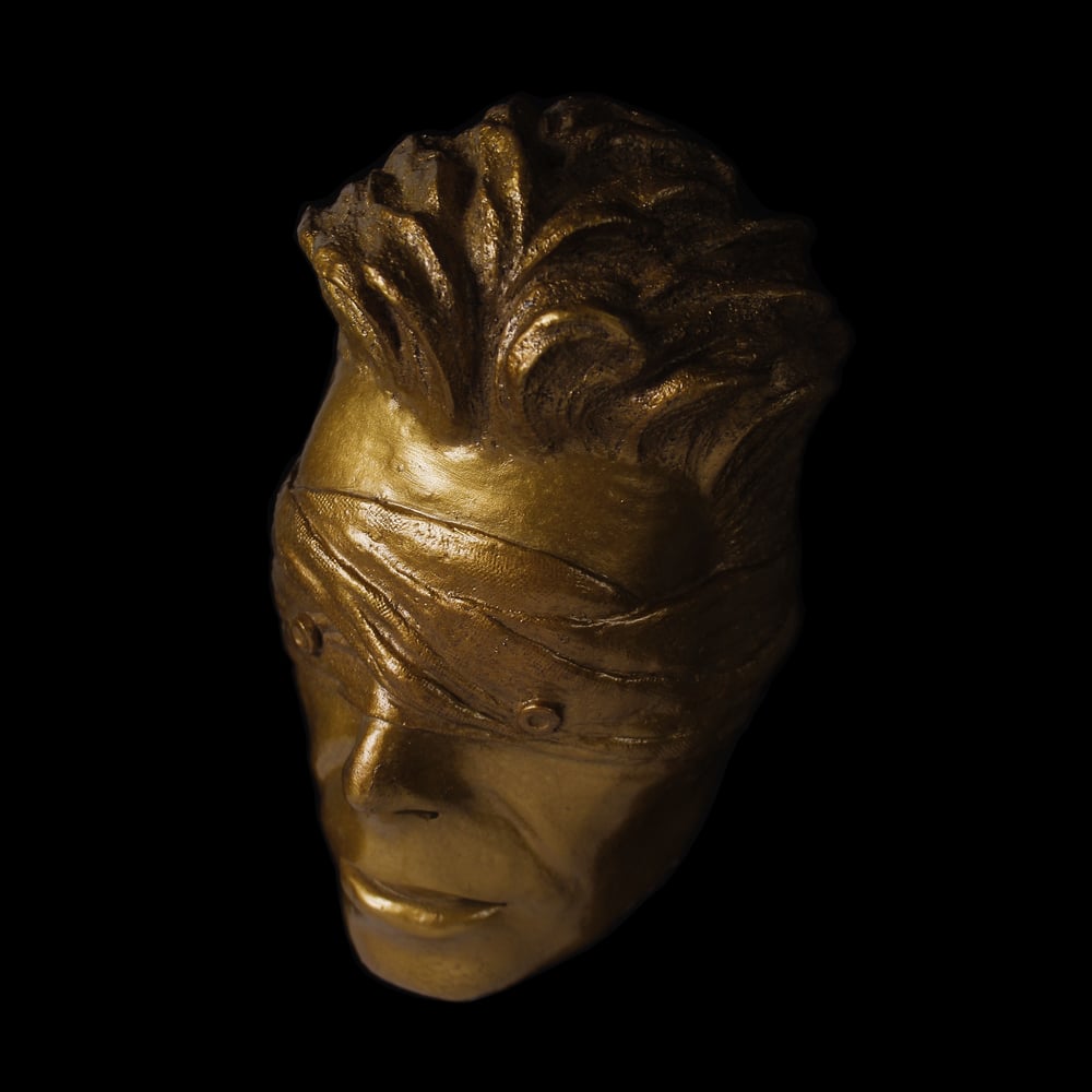 Gold Resin 'The Blind Prophet' Metallic Effect - David Bowie Sculpture