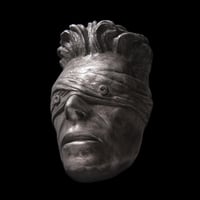 Image 1 of Silver Resin 'The Blind Prophet' Antique Effect - David Bowie Sculpture