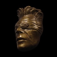 Image 3 of Gold Resin 'The Blind Prophet' Antique Effect - David Bowie Sculpture