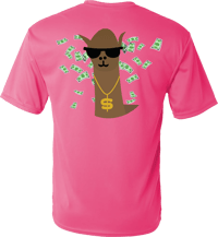 Image 2 of T5 dri-fit pink Llama