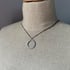 Sterling Silver Lace Open Circle Necklace Image 2