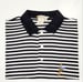 Image of Vtg. Gucci Black/White Striped Polo Shirt