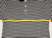 Image of Vtg. Gucci Black/White Striped Polo Shirt