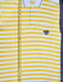 Image of Vtg. Gucci Yellow/White Striped Polo Shirt
