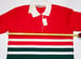 Image of Vtg. Gucci Red/Green Striped Polo Shirt