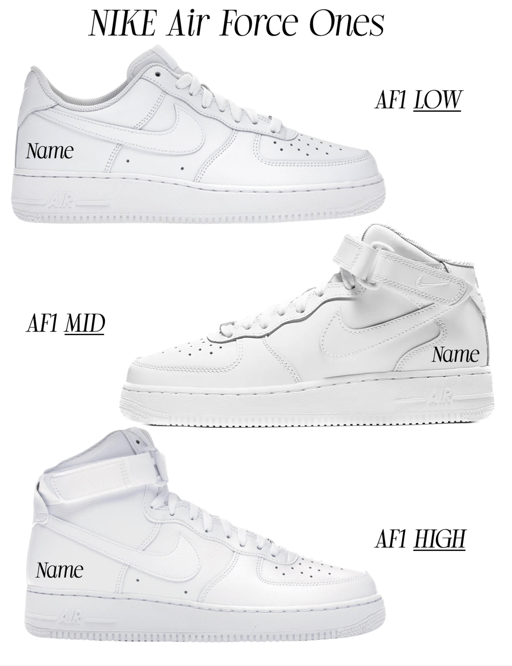 Image of AF1 Low "Classic"