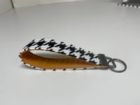 Image 1 of Hounds Tooth fabric key fobs 