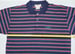 Image of Vtg. Gucci Red/Green/Blue Striped Polo Shirt 