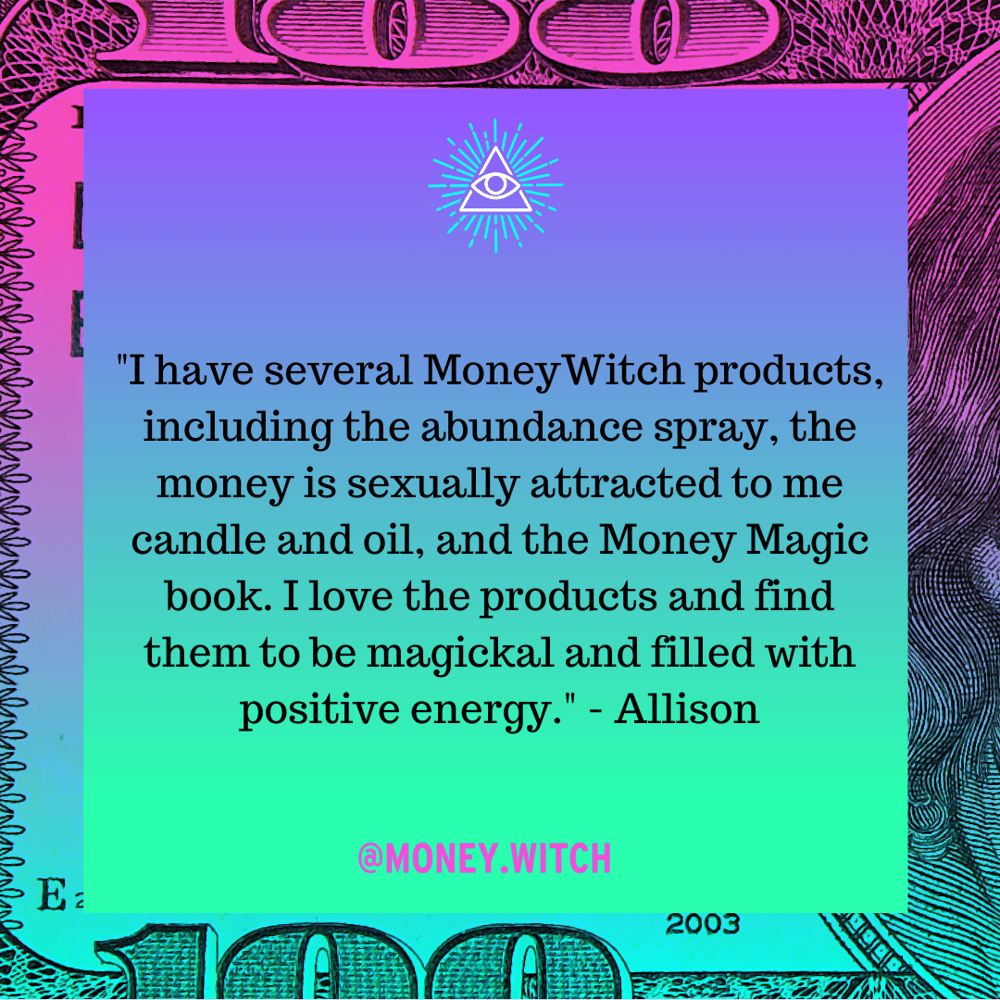 Sensual Alchemy Money Sex Magic Spell Candle