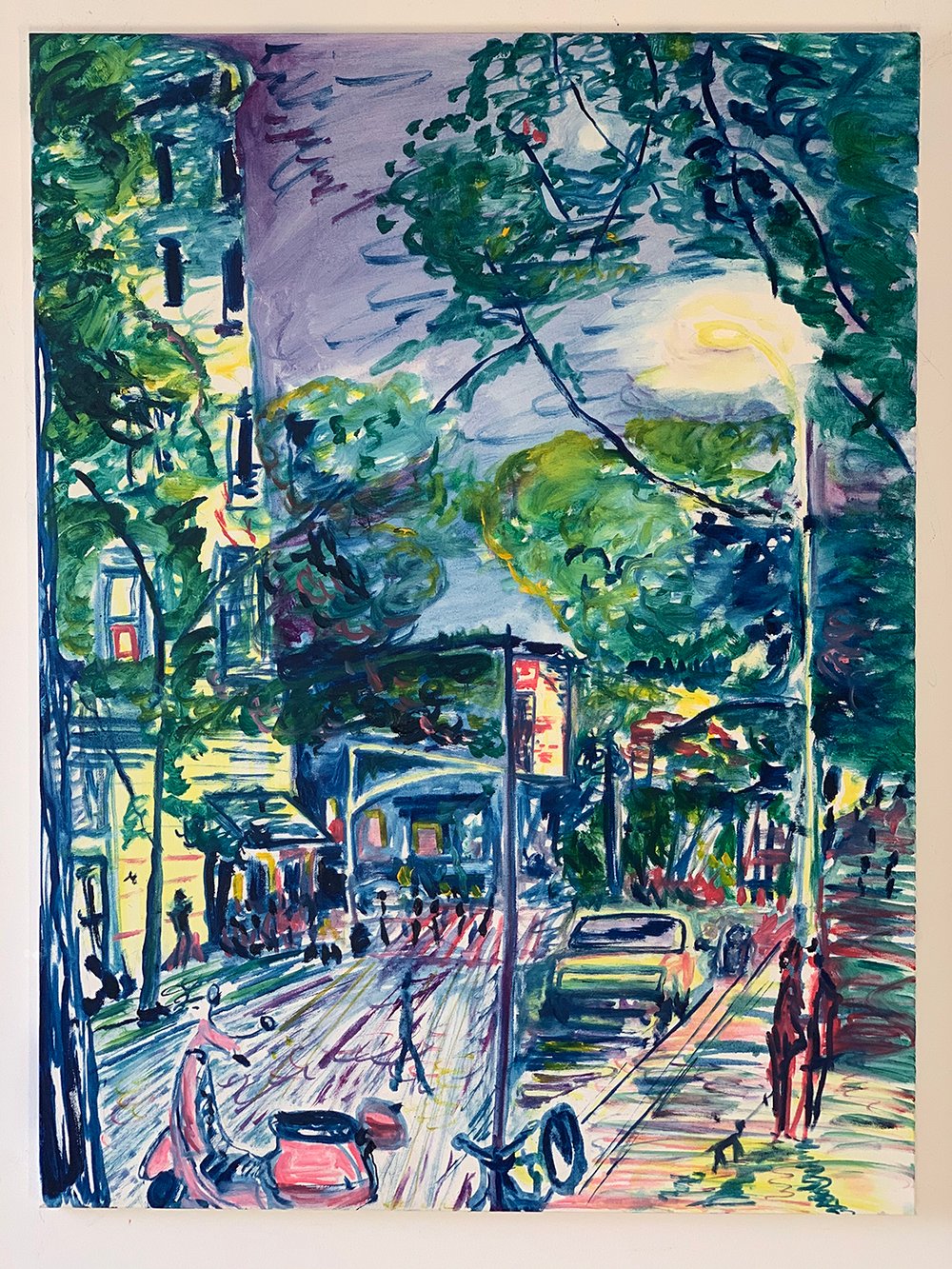 Image of "Elvis in West 4th St" fine art print poster