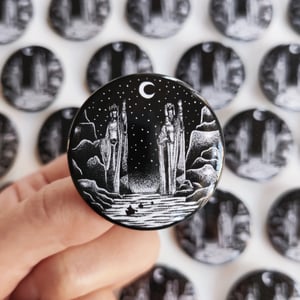 Pin Button Statues