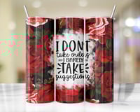 20oz Red Rose Suggestions Tumbler