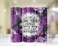 20oz Functional Adult Floral Tumbler