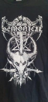 Image 2 of Demonical  Demon Skull (SWE) Tshirt (Used)