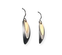 Image 1 of NEW: Triple leaf earrings   -   2 sizes