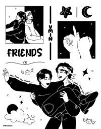 [PRINTS] Friends