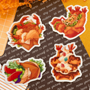 Fried Favorites Sticker Pack